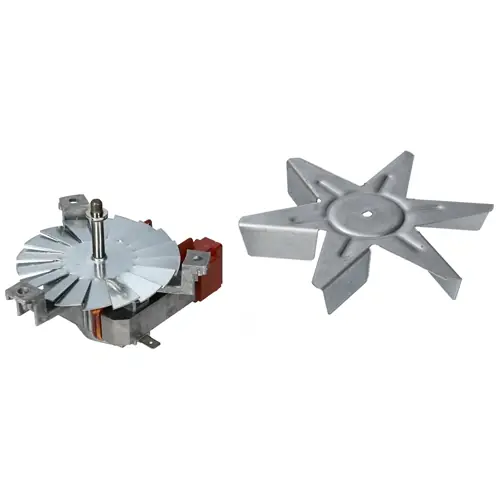 Olcsó 30W (24,1 mm) Motor, ventilátor + lapát (eredetivel megegyező minőség) ARISTON pl.:FB97C légkeveréses villanytűzhely