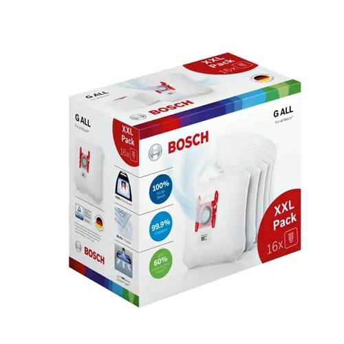 Újdonság Porzsák 16db-os (eredeti) BOSCH porszívó