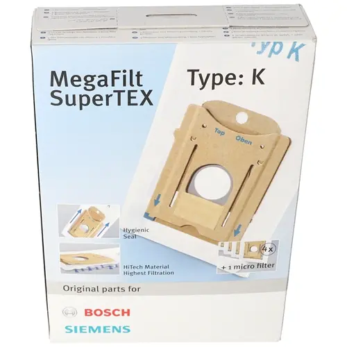 Porzsák, papír 4db-os (eredeti) BOSCH porszívó Csak ma