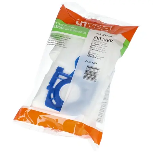 Kedvezmény Porzsák, mikroszálas 5db-os (eredeti) ZELMER porszívó / RENDELÉSRE