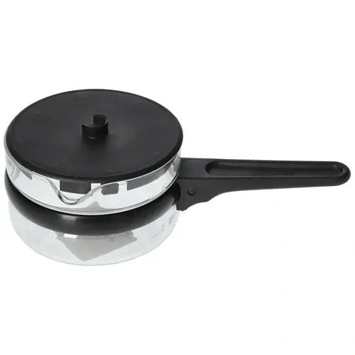 Olcsó 6 személyes Kiöntő, fekete, nyéllel, tetővel SZARVASI SZV611,612 kávéfőző