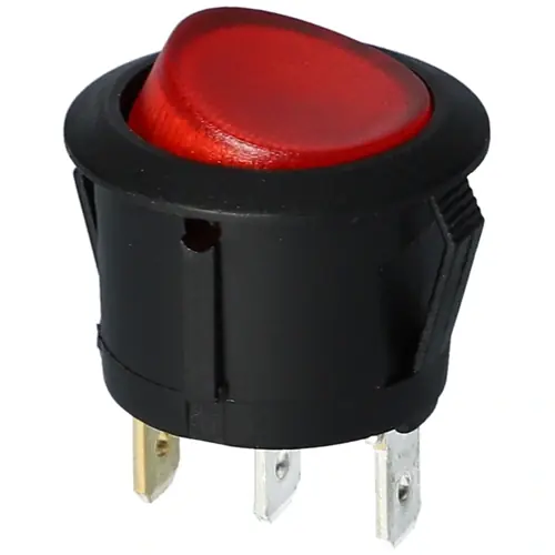 10A/250V AC, 23/21 mm BillenőKapcsoló, piros, kerek (utángyártott) UFESA kávéfőző Alacsony ár