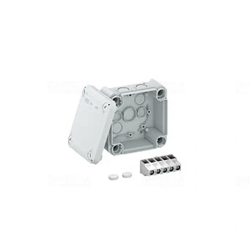 OBO T 60 M20 KL Leágazódoboz M20 bevezetés + sorkapocsléc 114x114x57 világosszürke 2007914 Olcsó