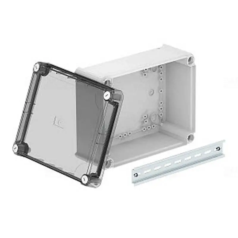 Népszerű OBO T 250 OE HD TR Leágazódoboz magasított átlátszó fedéllel 240x190x115 világosszürke 2007776