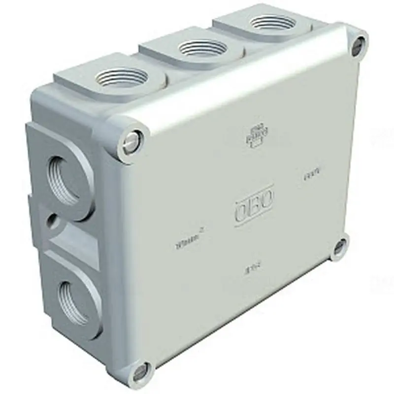 OBO B 11 M 5 kábel-leágazódoboz 136x111x57 sorkapoccsal világosszürke 2002329 Rendeld meg most