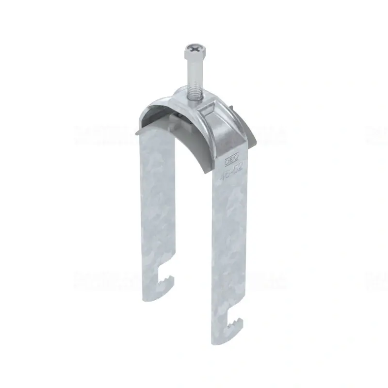 Akció OBO BBS kengyeles bilincs F-kivitel tűzihorganyzott 2 kábel részére műanyag nyomóvályúval 46-52mm, 4-12mm laposvashoz BS-F2-K-52 FT 1187645