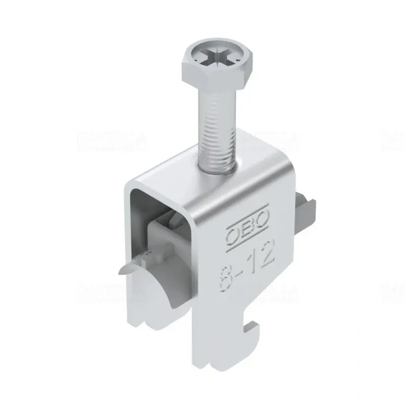 OBO BBS kengyeles bilincs N-kivitel alumínium 1 kábel részére műanyag nyomóvályúval8-12mm, 11-12mm résszélességhez BS-N1-K-12 ALU 1187302 Expressz szállítás