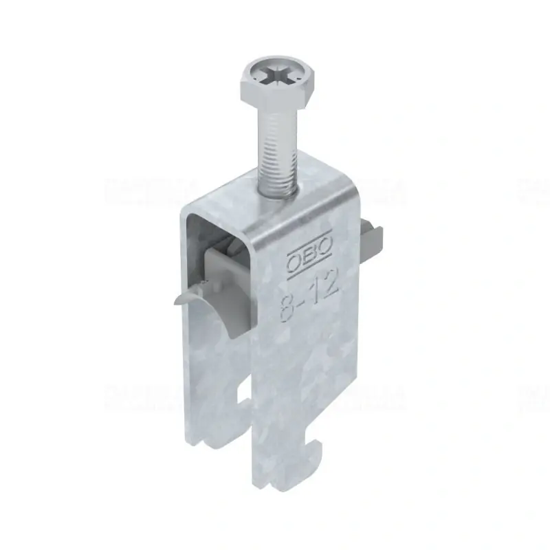 Expressz szállítás OBO BBS kengyeles bilincs N-kivitel tűzihorganyzott 2 kábel részére műanyag nyomóvályúval8-12mm, 11-12mm résszélességhez BS-N2-K-12 FT 1187203