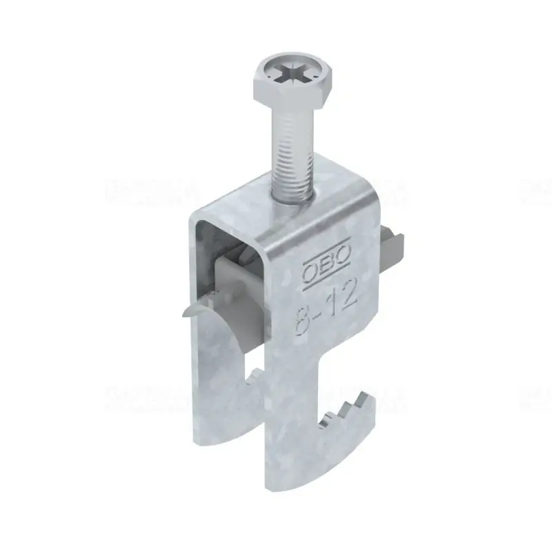 OBO BBS kengyeles bilincs F-kivitel tűzihorganyzott 1 kábel részére műanyag nyomóvályúval8-12mm, 4-12mm laposvashoz BS-F1-K-12 FT 1187602 Népszerű