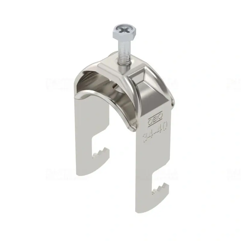 OBO BBS kengyeles bilincs F-kivitel rozsdamentes acél 1 kábel részére fém nyomóvályúval 34-40mm, 4-12mm laposvashoz BS-F1-S-40 A2 1187532 Korlátozott ajánlat