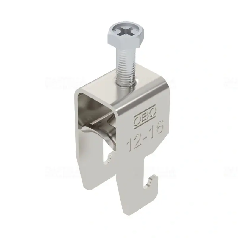 OBO BBS kengyeles bilincs U-kivitel rozsdamentes acél 1 kábel részére fém nyomóvályúval 12-16mm, 18-22mm résszélességhez BS-U1-S-16 A4 1186609 Kiárusítás