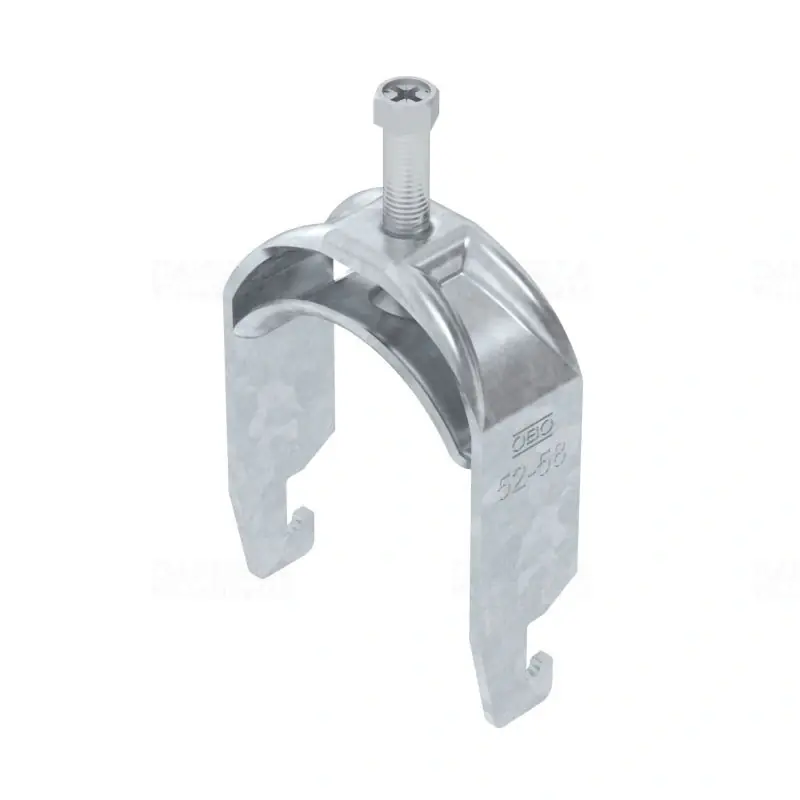 OBO BBS kengyeles bilincs U-kivitel tűzihorganyzott 1 kábel részére fém nyomóvályúval 52-58mm, 18-22mm résszélességhez BS-U1-S-58 FT 1186556 Rendeld meg most