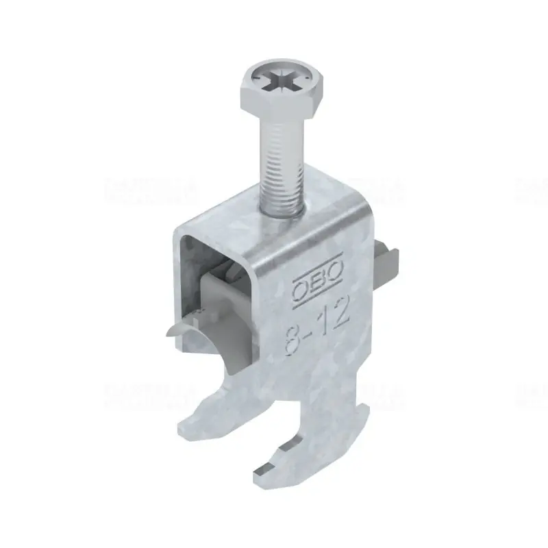 Ingyenes szállítás OBO BBS kengyeles bilincs H-kivitel tűzihorganyzott 1 kábel részére műanyag nyomóvályúval8-12mm, 16-17mm résszélességhez BS-H1-K-12 FT 1186202