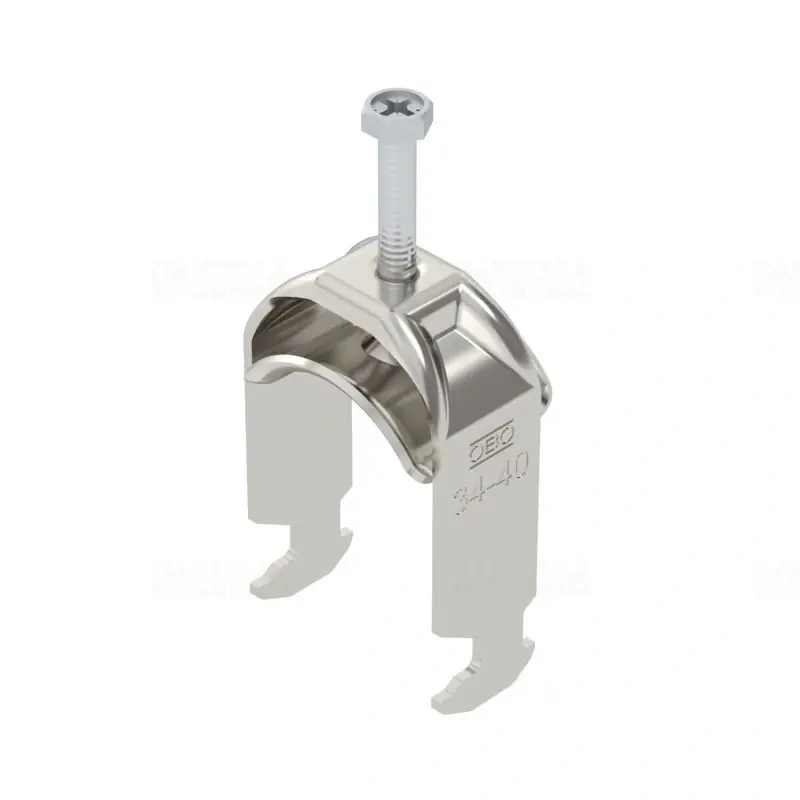 OBO BBS kengyeles bilincs H-kivitel rozsdamentes acél 1 kábel részére fém nyomóvályúval 34-40mm, 16-17mm résszélességhez BS-H1-S-40 A2 1186136 Népszerű