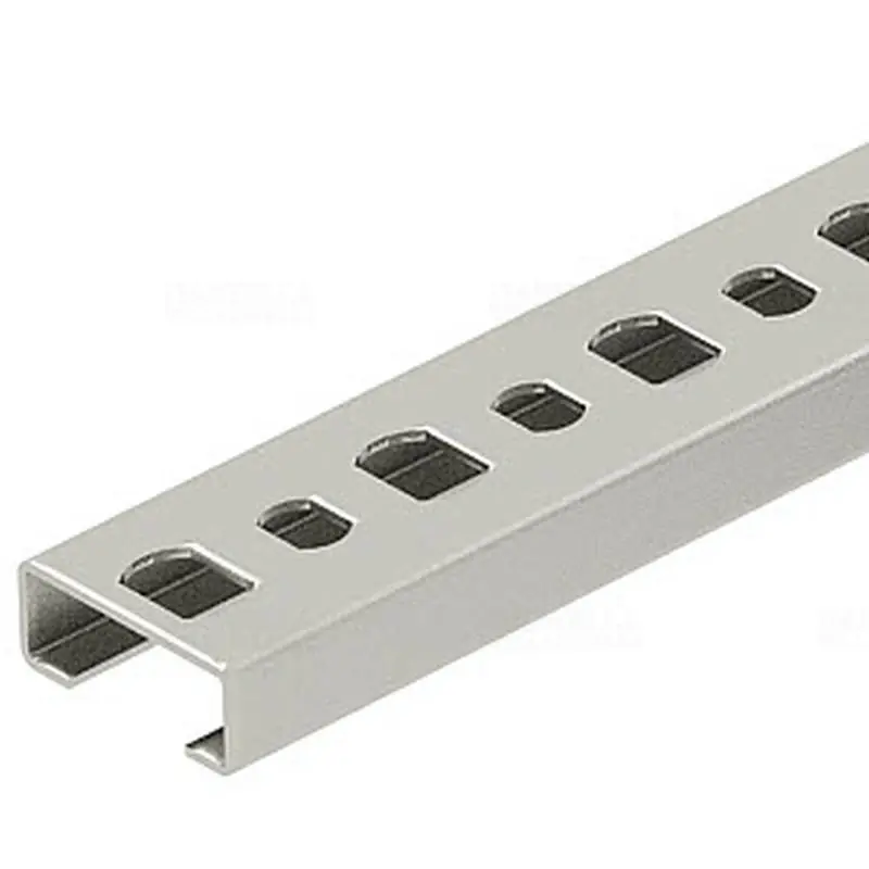 Akció OBO CL2008P2000A2 Profilsín perforált, nútszélesség 11 mm 2000x20x8, 1106628