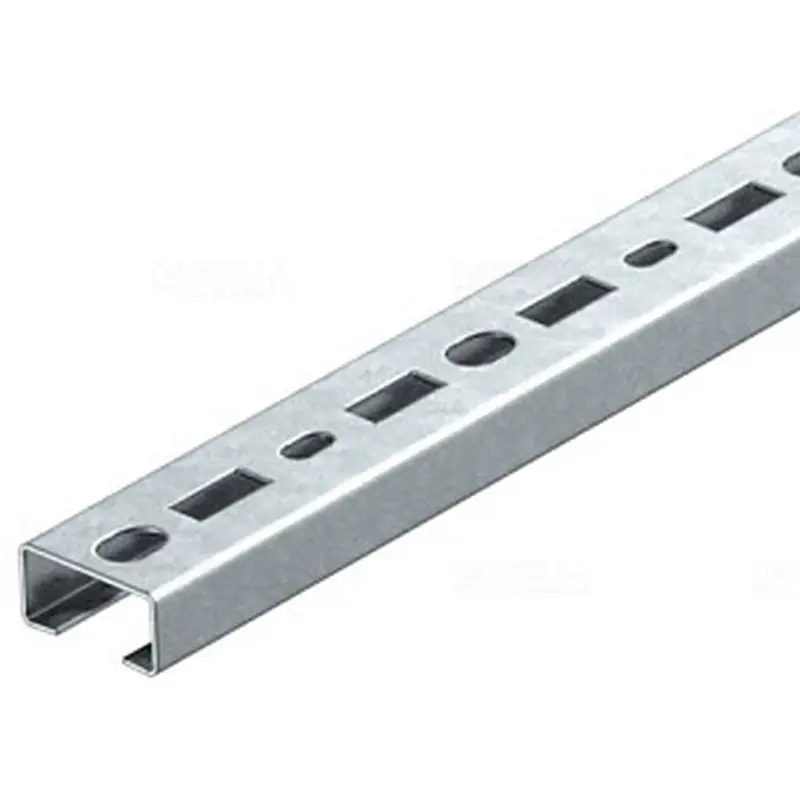 OBO CML3518P0300FT Profilsín perforált, nútszélesség 17 mm 300x35x18, 1104554 Pénzvisszafizetés