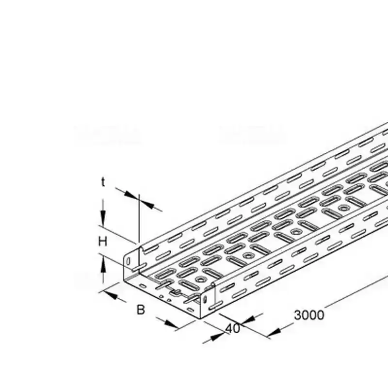 Kábeltálca 60x600 0,9 RLVC60600 NIEDAX RLVC60600 NIEDAX Akció