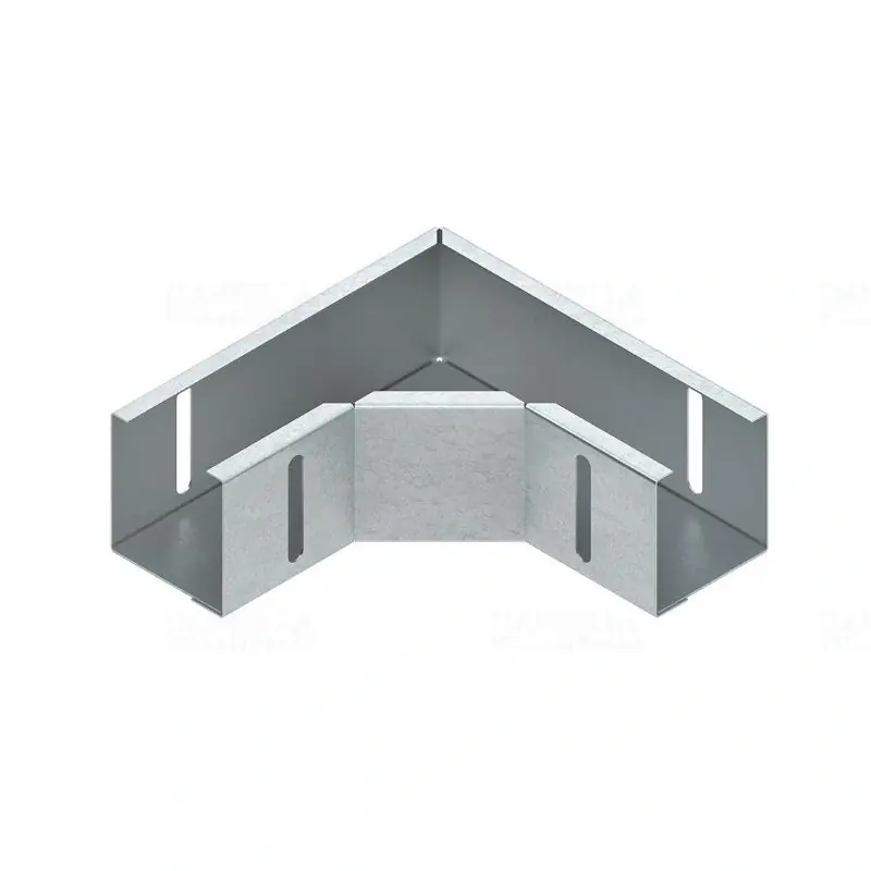 Minicsatorna ív 90 fokos, 50x52mm, RESK 50050 F tűzihorganyzott Niedax Újdonság