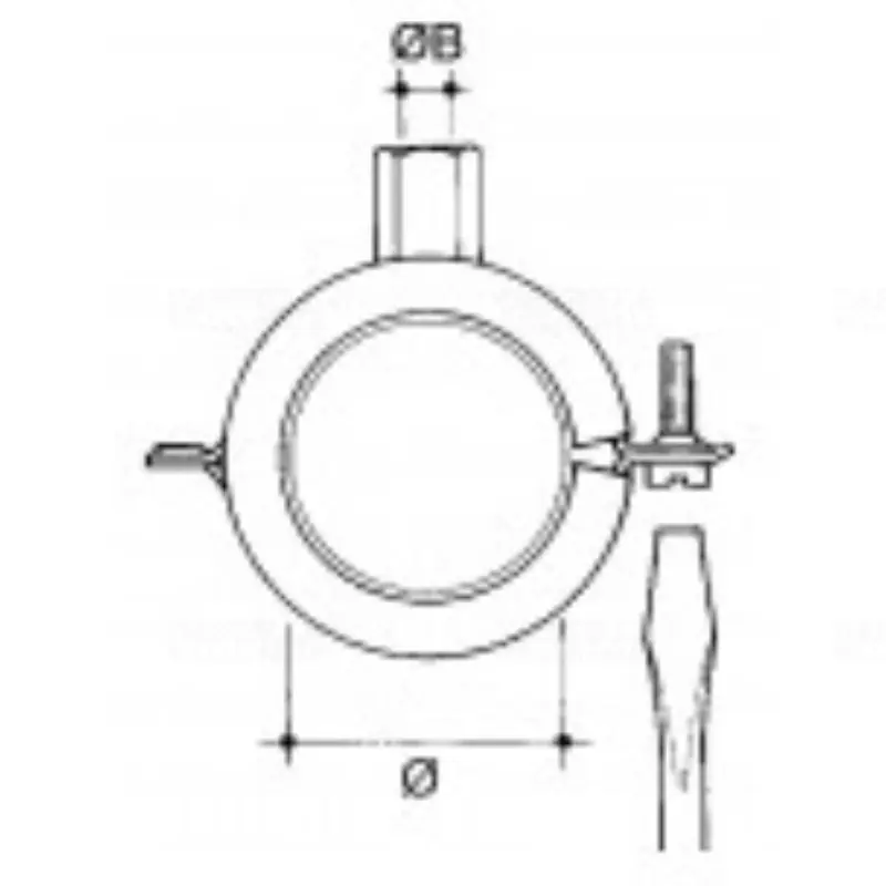 Rendeld meg most Csőbilincs, gumibetéttel, 60-64 mm PCH-6064 Niedax
