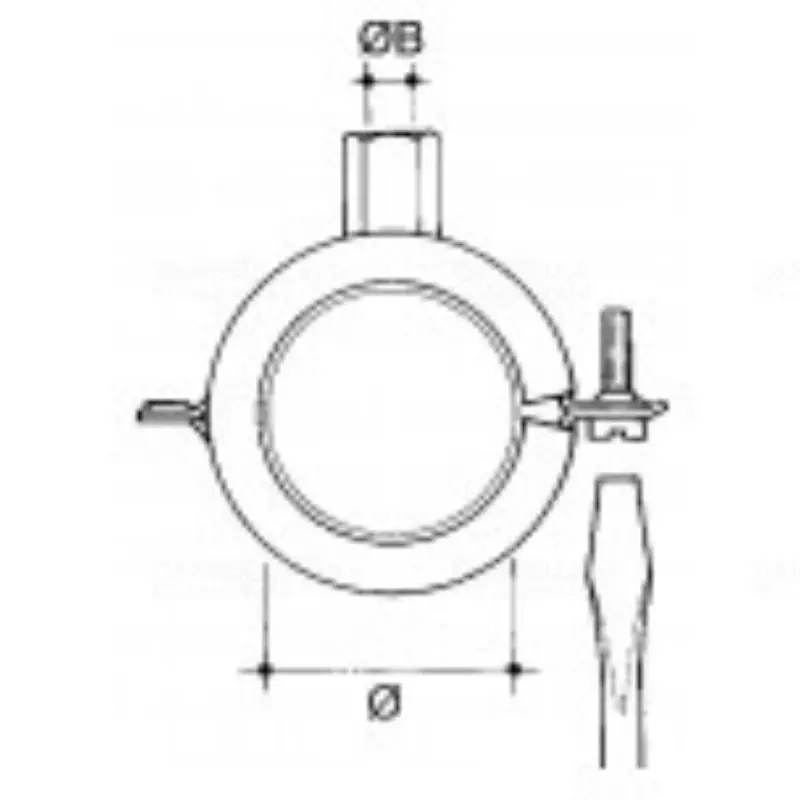 Csőbilincs, gumibetéttel, 48-50 mm PCH-4850 Niedax Kedvezmény