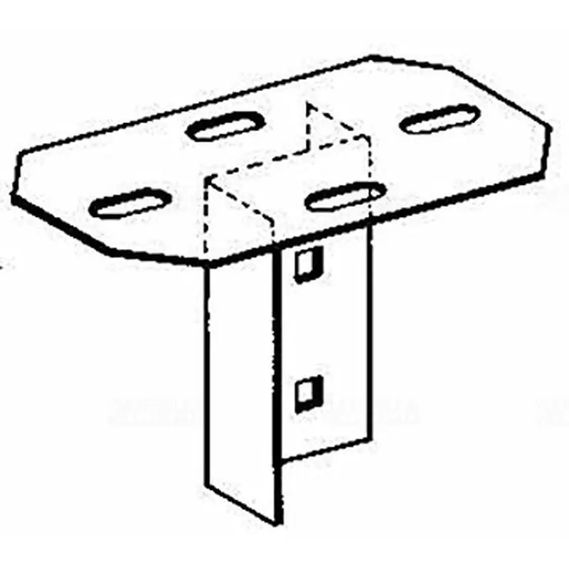 Expressz szállítás Függesztő fejlemez, U 5050 profilhoz KUD50 NIEDAX KUD50 NIEDAX