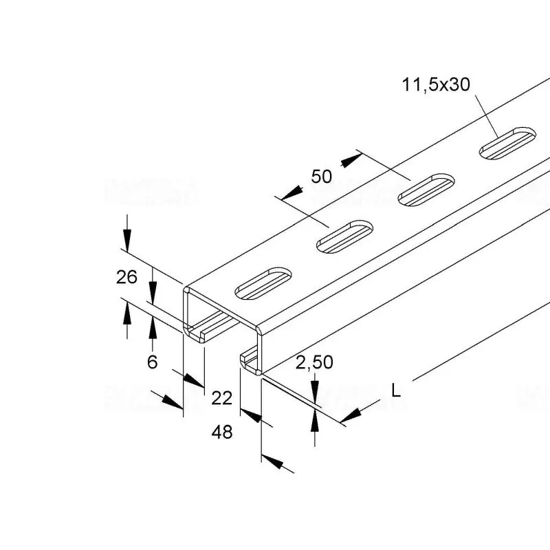 Újdonság ProfilsínC2991/3 FLC-SÍN