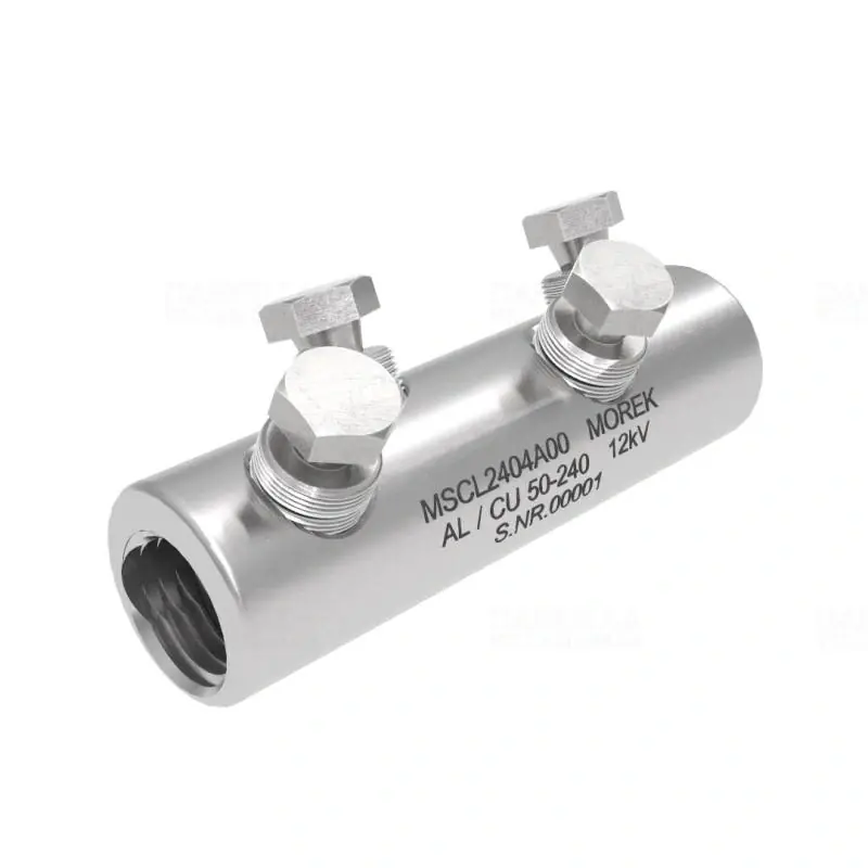 Szakadófejes csavaros kábelösszekötő Al/Cu 50-240mm2 12kV 4xAL Morek MSCL2404A00 Expressz szállítás