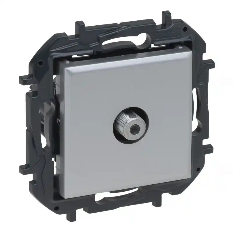 Niloé Step alumínium TV végzáró aljzat F típus (1,5 dB) 863375B Legrand Expressz szállítás