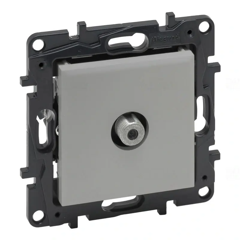 Niloé Step alumínium TV végzáró aljzat F típus (1,5 dB) 863375 Legrand Kiárusítás