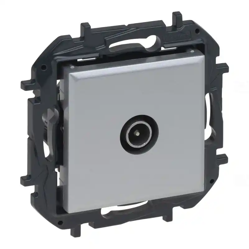 Népszerű Niloé Step alumínium TV végzáró aljzat (10 dB) 863373B Legrand