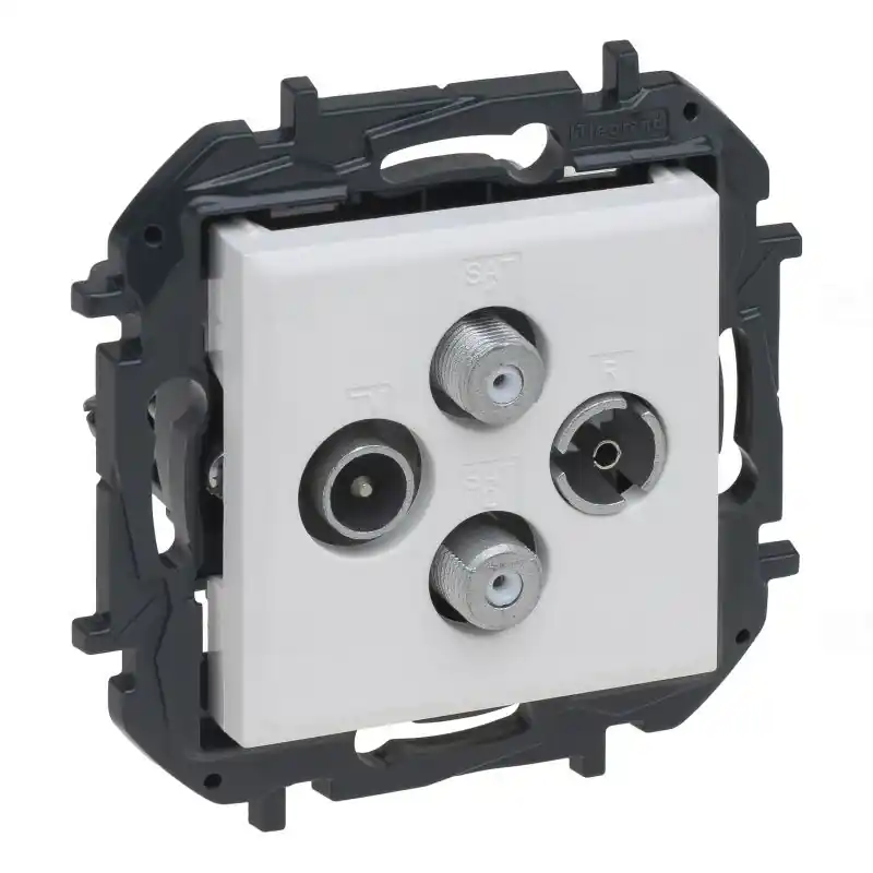 Ingyenes szállítás Niloé Step fehér TV-R-SAT-SAT csillagpontos aljzat (1,5 dB) 863182B Legrand