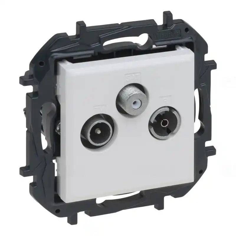 Niloé Step fehér TV-R-SAT csillagpontos aljzat (1,5 dB) 863180B Legrand Csak ma