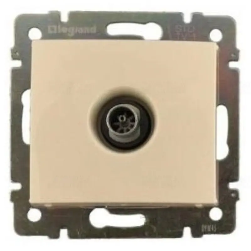 Legrand 774330 Valena TV aljzat, végzáró, 10 dB, elefántcsont Rendeld meg most