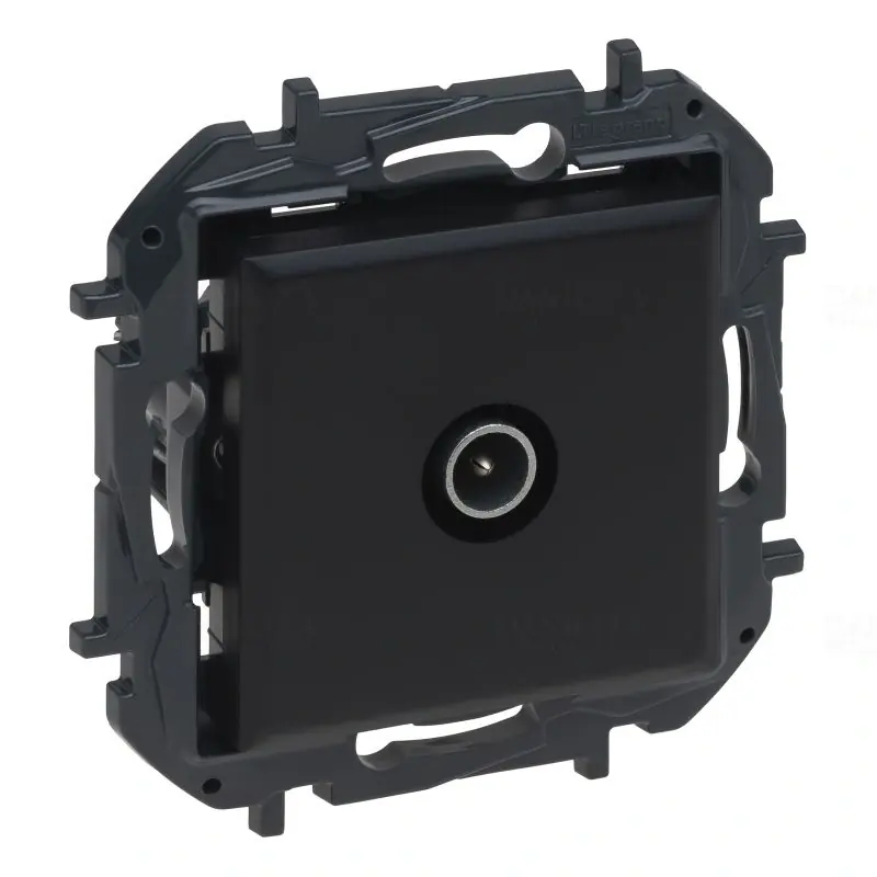 Niloé Step fekete TV csillagpontos aljzat, végzáró (1,5 dB) 863574B Legrand Legjobb ár