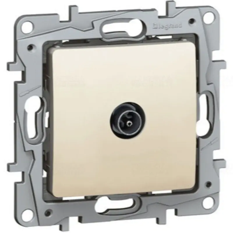 Alacsony ár Legrand 764652 Niloé TV aljzat, átmenő (14 dB), bézs