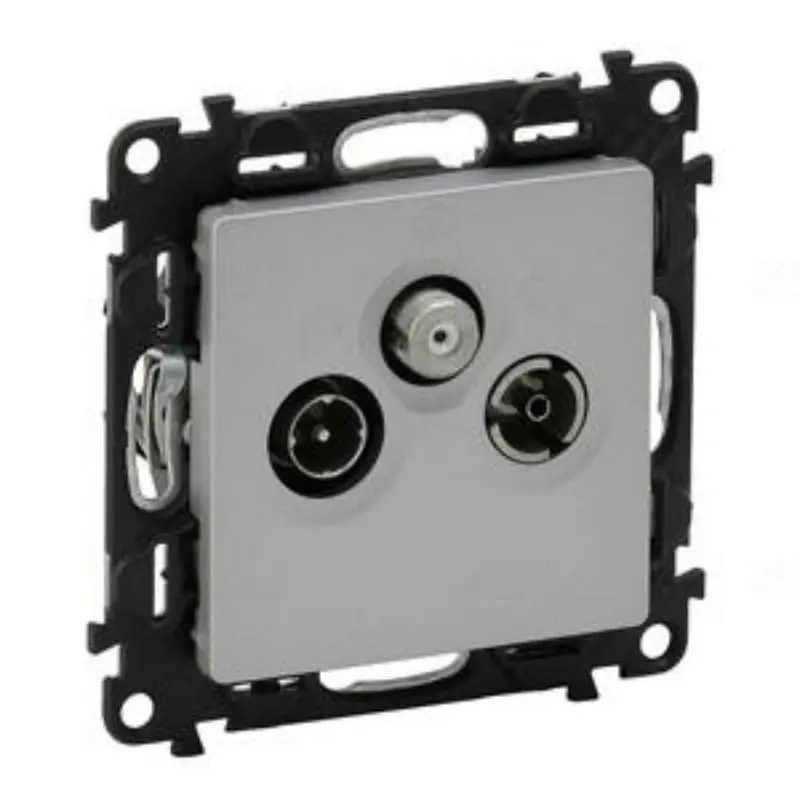 Népszerű Legrand 753364 Valena Life TV/RD/SAT aljzat, 10 dB, végzáró, alumínium