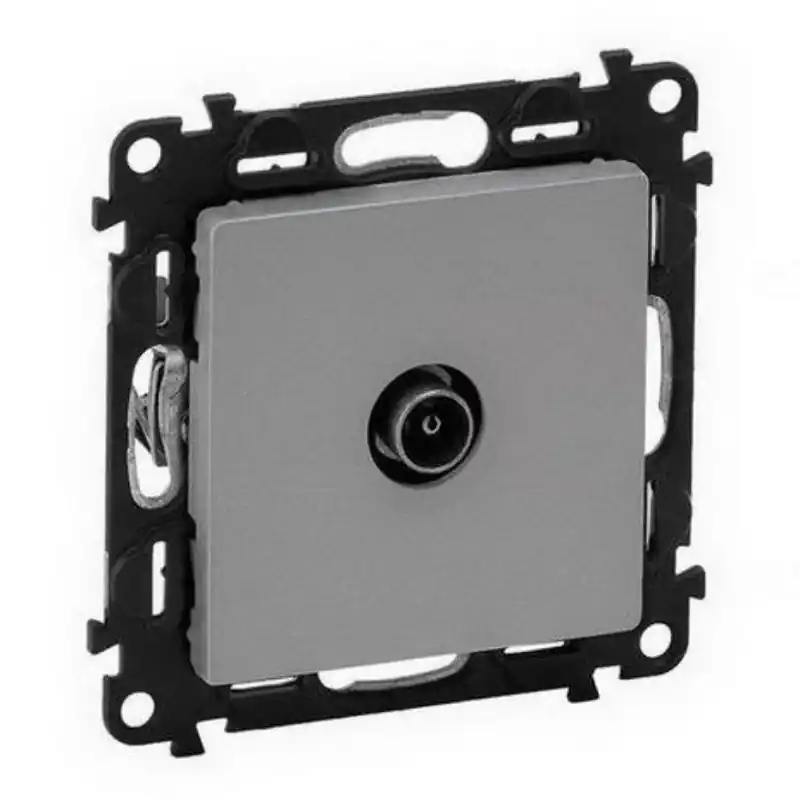 Legrand 753351 Valena Life TV aljzat, 1,5 dB, csillagpontos, alumínium Akció