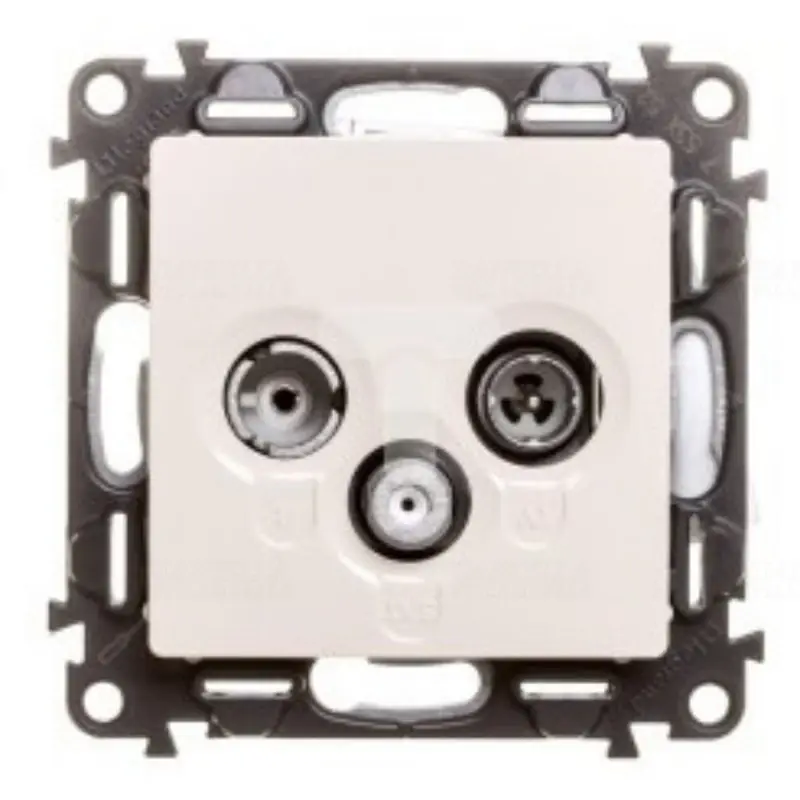 Alacsony ár Legrand 753252 Valena Life TV/RD/SAT aljzat, 1,5 dB, csillagpontos, elefántcsont