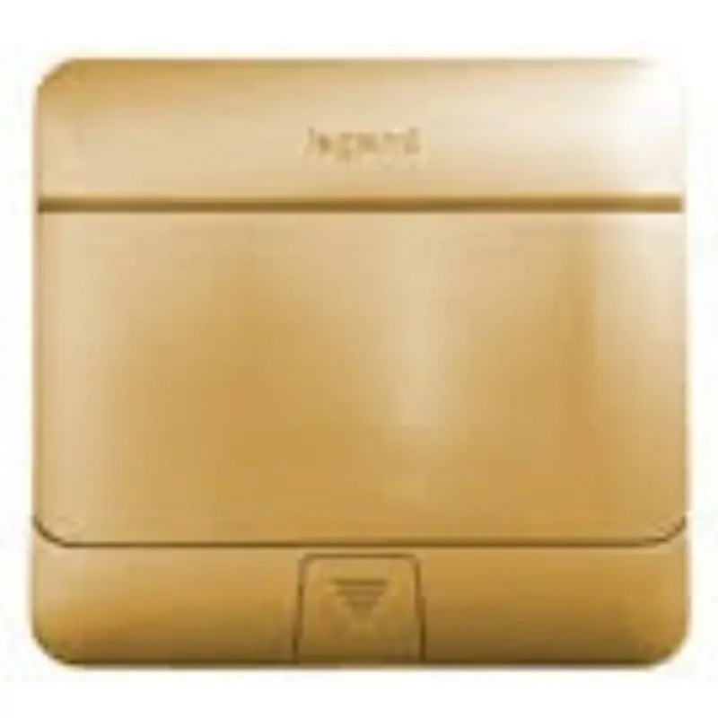 Utolsó esély Legrand 054015 Pop-up felnyíló süllyesztett padlódoboz 3 modul, sárgaréz, üres