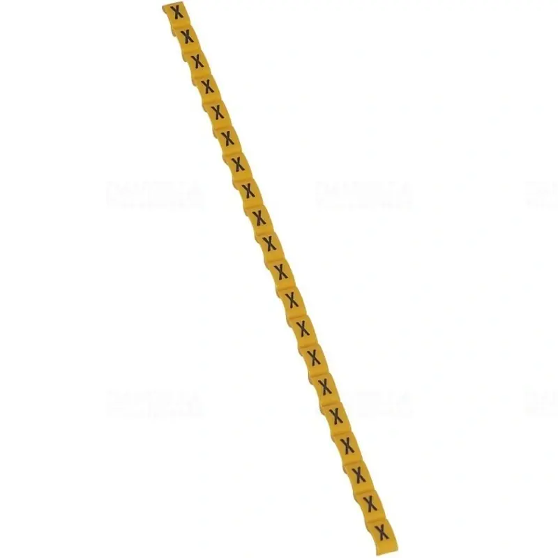 Legrand 038433 DuplixxJelölő sárga Prémium