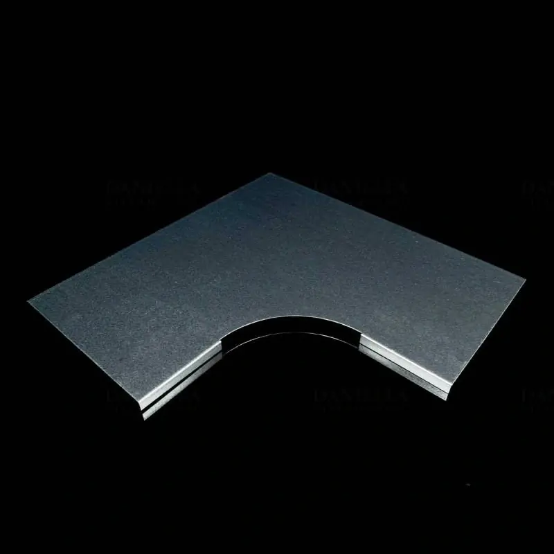 Akció Kábeltálca fedél 90 fok sarokelemhez75mm tűzálló tüzihorganyzott, VO 90X75 F Kopos