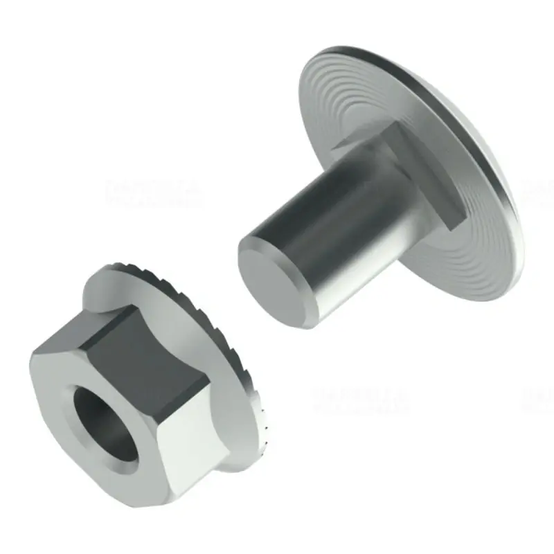 Akció Kábeltálca csavarM6x10 + önzáró anya (kapupánt csavar) tűzálló, NSM 6X10 GMT Kopos