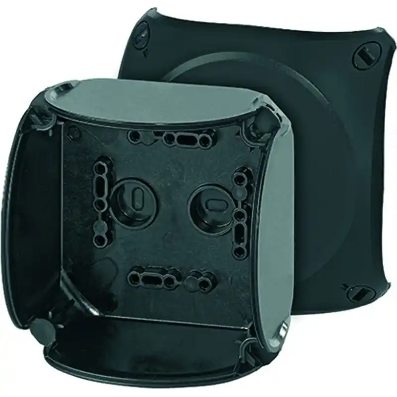 Vedd meg most Hensel KF 0400 C Kábelösszekötő doboz kapcsok nélkül, 104x104x70mm IP66 fekete, időjárásálló