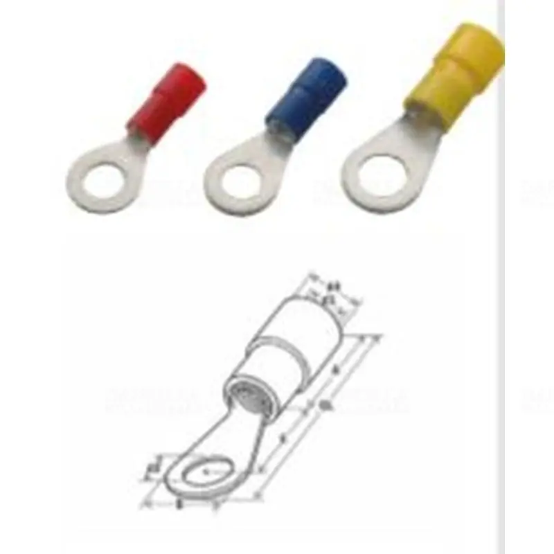 Népszerű Kábelsaru gyűrűs 1,5-2,5 M5 PC szigetelt, kék Haupa 340272