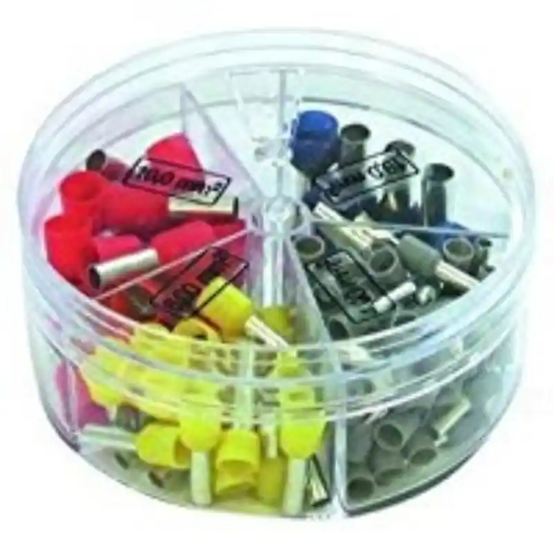 Érvéghüvely készlet0,5- 2,5 szigetelt, 400 db-os 270852 Haupa Kedvezmény