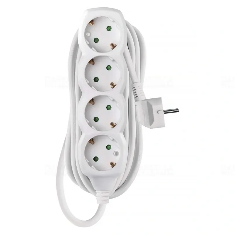 Emos 4-es elosztó 5 m 3 x 1,5 kábellel P0425R (3204/5R) Kiváló minőség