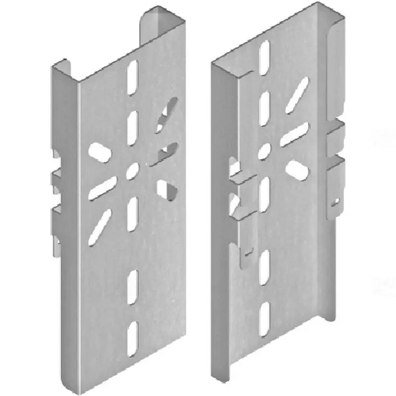 Expressz szállítás BAKS UP2 kötődoboz tartó rácsos kábeltálcához függőleges 180x72x20mm 952000