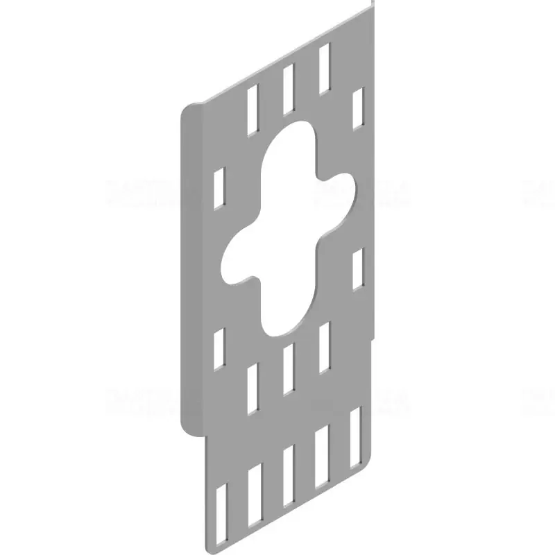 Kiváló minőség BAKS UPUPN kötődoboz tartó kábellétrához, kábeltálcához 116x236mm 951003