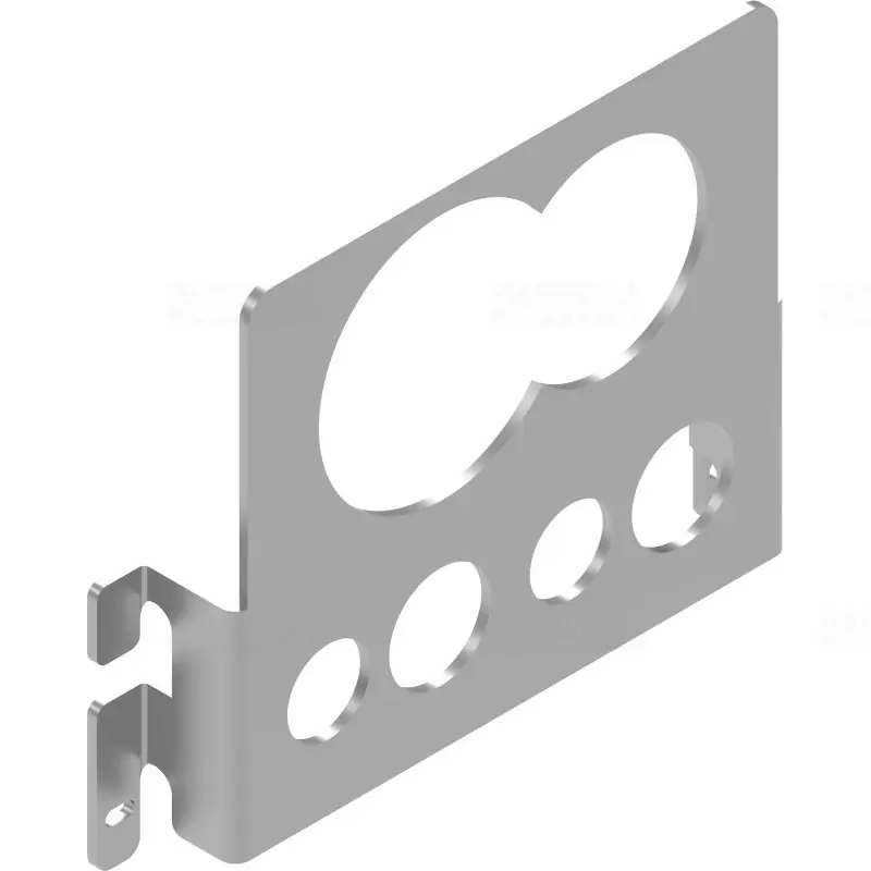 Utolsó esély BAKS USR4 csőtartó 16/20/40/50mm átmérőjű csövekhez rácsos kábeltálcára 110x100x20mm 920722