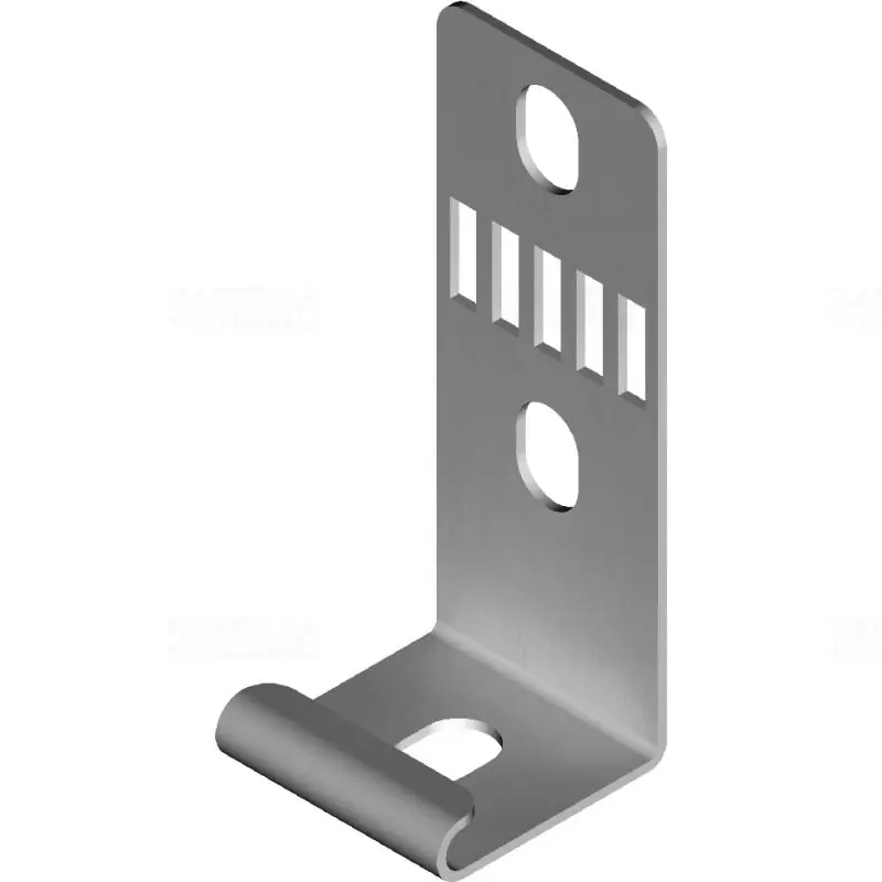 Biztonságos fizetés BAKS USKM35 oldalsó tartó 35x35mm-es rácsos kábeltálcához konzolra/falra 910800